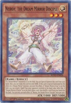 Neiroy, the Dream Mirror Disciple - BLVO-EN026 - Common 1st Edition Blazing Vortex 1st Edition Singles