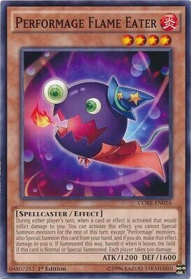 Performage Flame Eater - CORE-EN016 - Common 1st Edition Clash of Rebellions 1st Edition Singles (espanol)