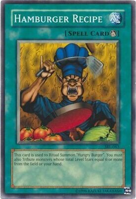 Hamburger Recipe - SRL-063 - Common Unlimited
Spell Ruler [SRL] Unlimited Singles (español)