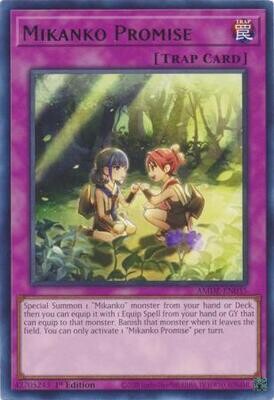 Mikanko Promise - AMDE-EN035 - Rare 1st Edition
Amazing Defenders 1st Edition Singles(español)