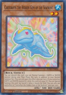 Cartorhyn the Hidden Gem of the Seafront - POTE-EN036 - Common 1st Edition Power of the Elements 1st Edition Singles (español)