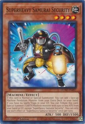 Superheavy Samurai Security - DUNE-EN097 - Common 1st Edition
Duelist Nexus 1st Edition Singles