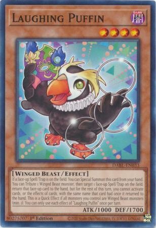 Laughing Puffin - DABL-EN033 - Common 1st Edition Darkwing Blast 1st Edition Singles *Espanol*