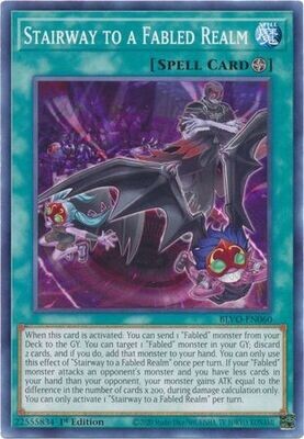 Stairway to a Fabled Realm - BLVO-EN060 - Common 1st Edition
Blazing Vortex 1st Edition Singles(español)