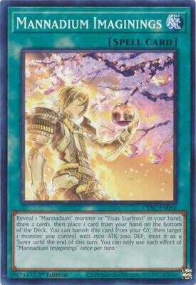 Mannadium Imaginings - CYAC-EN056 - Common 1st Edition Cyberstorm Access 1st Edition Singles (español)