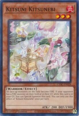 Kitsuni Kitsunebi - CYAC-EN028 - Common 1st Edition Cyberstorm Access 1st Edition Singles  (espanol)