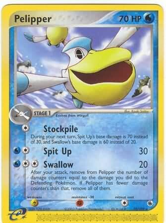 TS Pelipper - 19/109 - Rare
Ex Ruby &amp; Sapphire Singles