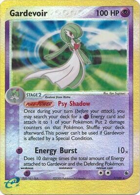 TS Gardevoir - 7/109 - Holo Rare Reverse Holo
Ex Ruby &amp; Sapphire Reverse Holo Singles