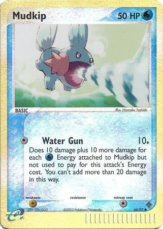 TS Mudkip - 65/97 - Common Reverse Holo
Ex Dragon Reverse Holo Singles