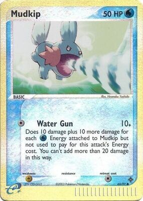 TS Mudkip - 65/97 - Common Reverse Holo
Ex Dragon Reverse Holo Singles