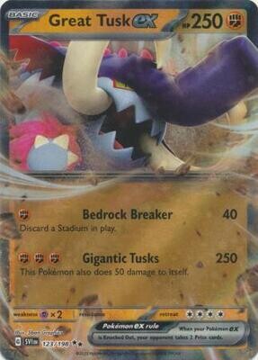 Great Tusk ex - 123/198 - Ultra Rare Scarlet &amp; Violet (Base Set) Singles