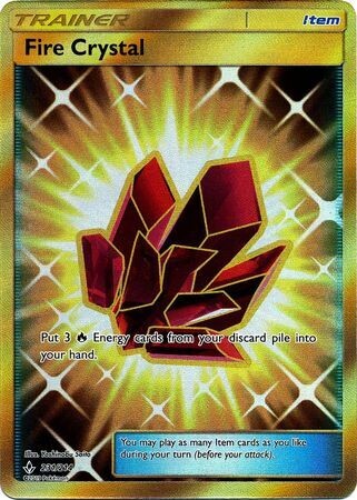 TS Fire Crystal - 231/214 - Secret Rare
Sun &amp; Moon: Unbroken Bonds Singles