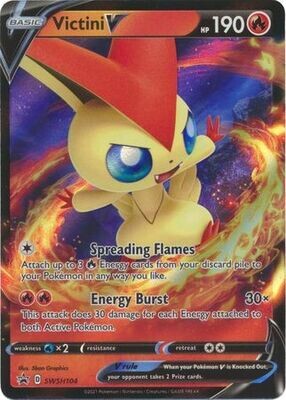 SH Victini V - SWSH104 - Promo
Pokemon V Battle Deck Victini vs. Gardevoir