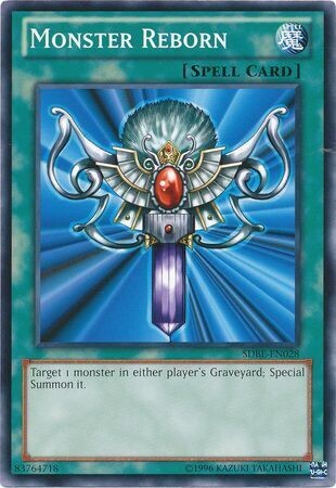 Monster Reborn - SDBE-EN028 - Common Unlimited Saga of Blue-Eyes White Dragon Unlimited Singles