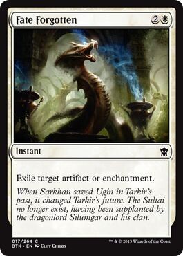Fate Forgotten 017/264
Dragons of Tarkir Singles (español)