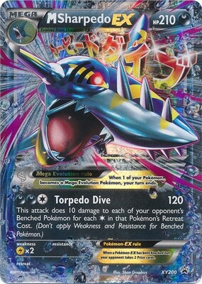 M Sharpedo EX - XY200 - Promo
Pokemon XY Promos