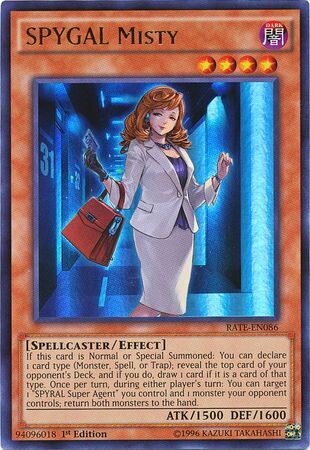 SPYGAL Misty - RATE-EN086 - Ultra Rare 1st Edition
Raging Tempest 1st Edition Singles