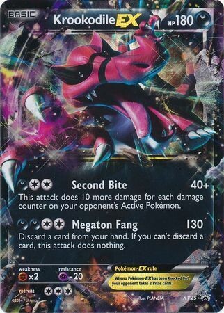 Krookodile EX - XY25 - Ultra Rare Promo
Pokemon XY Promos