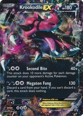 Krookodile EX - XY25 - Ultra Rare Promo
Pokemon XY Promos