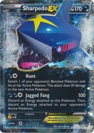 Sharpedo EX - 91/160 - Ultra Rare
XY: Primal Clash Singles