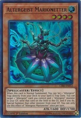 Altergeist Marionetter - CIBR-EN012 - Ultra Rare 1st Edition
Circuit Break 1st Edition Singles