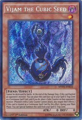 Vijam the Cubic Seed - MVP1-ENS32 - Secret Rare 1st Edition
The Dark Side of Dimensions Movie Pack: Secret Edition Singles (Espanol)