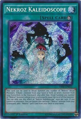 SJ Nekroz Kaleidoscope - THSF-EN021 - Secret Rare 1st Edition The Secret Forces (THSF) 1st Edition Singles