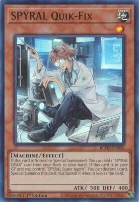 SPYRAL Quik-Fix - BLMR-EN056 - Ultra Rare 1st Edition
Monstrous Revenge 1st Edition Singles