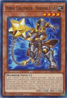 Heroic Challenger - Morning Star - DIFO-EN016 - Common 1st Edition Dimension Force 1st Edition Singles (espanol)