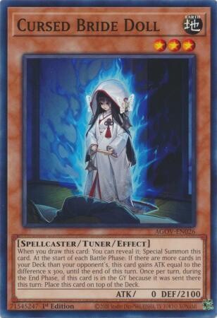 Cursed Bride Doll - AGOV-EN026 - Common 1st Edition Age of Overlord 1st Edition Singles