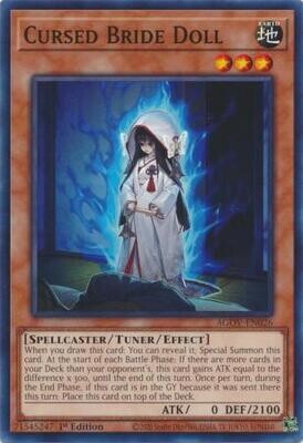Cursed Bride Doll - AGOV-EN026 - Common 1st Edition Age of Overlord 1st Edition Singles (español)