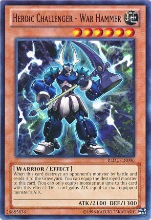 Heroic Challenger - War Hammer - REDU-EN006 - Common Unlimited Return of the Duelist Unlimited Singles