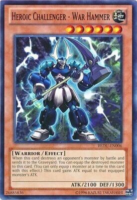 Heroic Challenger - War Hammer - REDU-EN006 - Common Unlimited Return of the Duelist Unlimited Singles