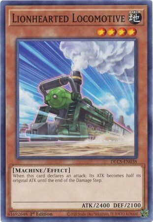 Lionhearted Locomotive - DLCS-EN038 - Common 1st Edition Dragons of Legend The Complete Series 1st Edition Singles