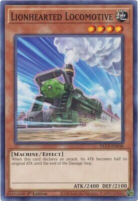 Lionhearted Locomotive - DLCS-EN038 - Common 1st Edition Dragons of Legend The Complete Series 1st Edition Singles
