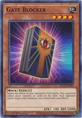 Gate Blocker - DLCS-EN036 - Common 1st Edition Dragons of Legend The Complete Series 1st Edition Singles