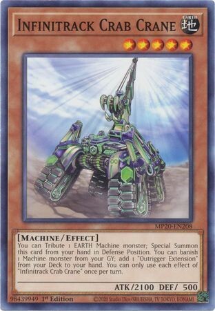 Infinitrack Crab Crane - MP20-EN208 - Common 1st Edition 2020 Mega-Tin: Lost Memories 1st Edition Singles