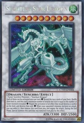 Shooting Star Dragon - CT07-EN004 - Secret Rare
Yu-Gi-Oh! Promo Cards