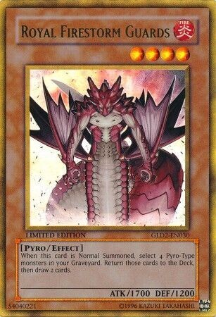 Royal Firestorm Guards - GLD2-EN030 - Gold Rare Gold Series 2 (2009) [GLD2]