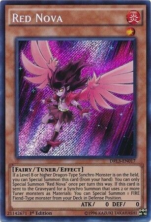 TS Red Nova - DRL3-EN017 - Secret Rare 1st Edition
Dragons of Legend Unleashed 1st Edition Singles