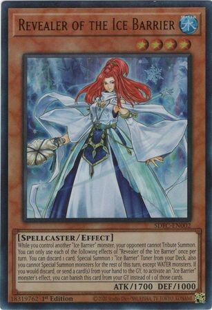 SH Revealer of the Ice Barrier - SDFC-EN002 - Ultra Rare 1st Edition
Freezing Chains 1st Edition Singles