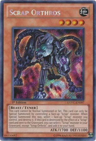 TS Scrap Orthros - EXVC-EN097 - Secret Rare 1st Edition
Extreme Victory 1st Edition Singles