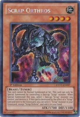 TS Scrap Orthros - EXVC-EN097 - Secret Rare 1st Edition
Extreme Victory 1st Edition Singles