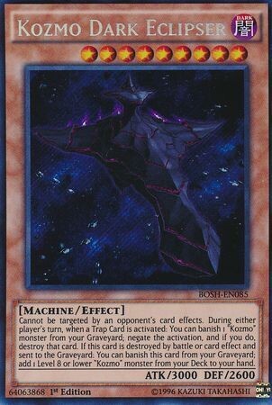 Kozmo Dark Eclipser - BOSH-EN085 - Secret Rare 1st Edition Breakers of Shadow 1st Edition Singles (Espanol