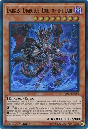 Darkest Diabolos, Lord of the Lair - SR06-EN001 - Ultra Rare 1st Edition Lair of Darkness 1st Edition Singles (español)