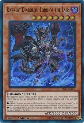 Darkest Diabolos, Lord of the Lair - SR06-EN001 - Ultra Rare 1st Edition Lair of Darkness 1st Edition Singles (español)