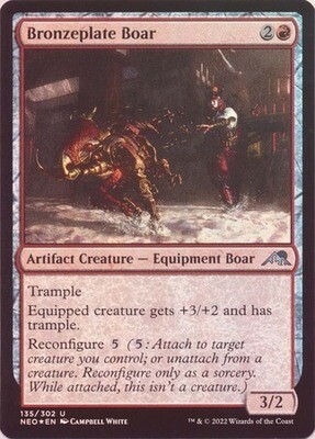 Bronzeplate Boar 135/302 - Foil
Kamigawa Neon Dynasty Foil Singles