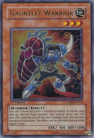 Gauntlet Warrior - DP09-EN013 - Ultra Rare 1st Edition Duelist Pack: Yusei 2 [DP09] 1st Edition Singles