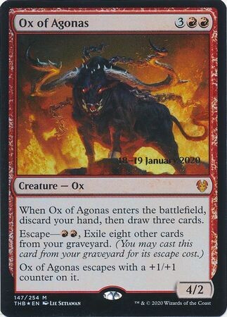SJ Ox of Agonas 147/254 - THB Pre-Release Foil Promo
Magic: The Gathering Promo Cards