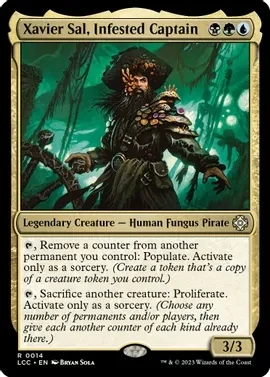 Xavier Sal, Infested Captain - Commander: The Lost Caverns of Ixalan (LCC) Commander: The Lost Caverns of Ixalan